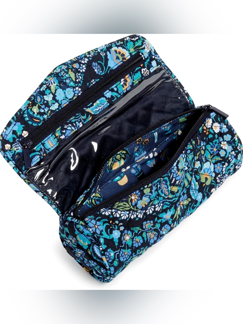 Vera Bradley Women's Cotton on a Roll Makeup Brush & Pencil Case,Dreamer Paisley